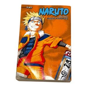 VIZ Media Naruto 3-in-1 Manga Vol 4 incl 10-12 Orange Masashi Kishimoto Omnibus